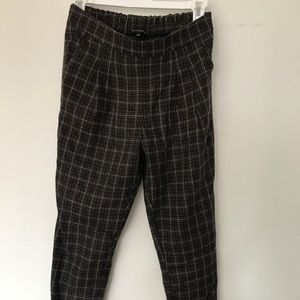 Vintage high waisted plaid pants